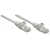 Intellinet Network komutacinis kabelis, Cat5e, 0.5m, Pilka, CCA, U/UTP, PVC, RJ45, Auksuoti kontaktai, Bespalvis, Su apsauga, Garantija visam gyvenimui