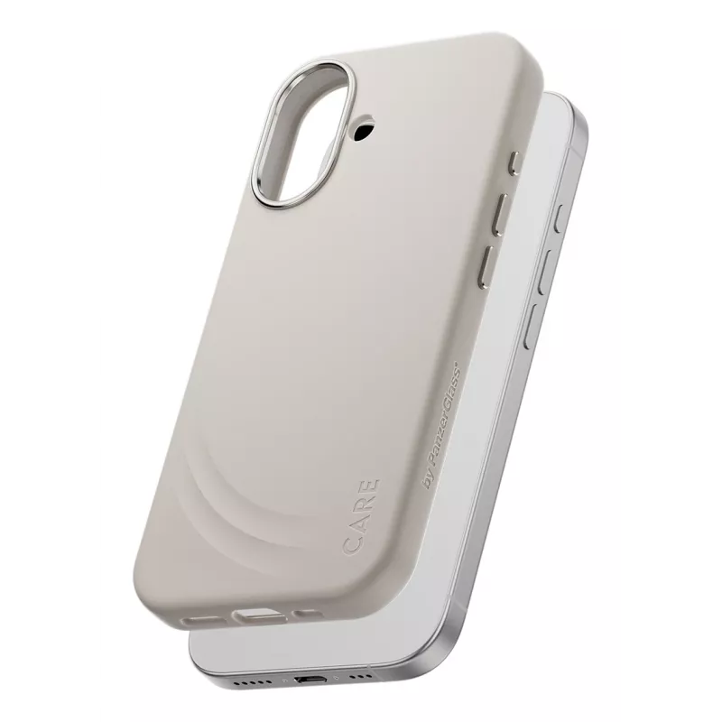 PanzerGlass CARE by ® Feature FLOW dėklas Vanilla su MagSafe iPhone 17