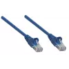 Intellinet tinklo pataisomasis laidas, Cat6, 0,25 m, mėlynas, varis, S/FTP, LSOH / LSZH, PVC, RJ45, paauksuoti kontaktai, užsifiksavimo apsauga, kotelis, viso naudojimo garantija