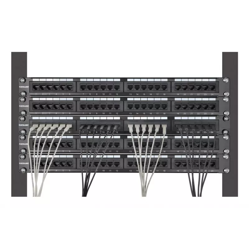 Intellinet 745154 tinklo kabelis Pilka 2 m Cat6a F/FTP (FFTP)