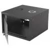 Intellinet 19 colių tinklo spinta – montuojama ant sienos (Basic), 6U, 560 mm gylio, juoda, plokščia pakuotė, maks. 50 kg, naudojamas gylis 500 mm, stiklinės durys, stovas, dalys montavimui ant sienos (pvz., varžtai ir kaiščiai) nepridedamos