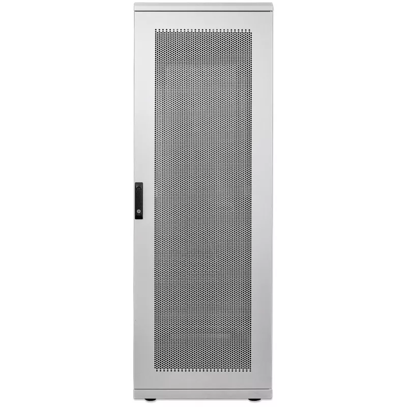 Intellinet 19 colių serverių spinta - laisvai stovinti, 42U, 600x1000 mm (plotis x gylis), pilka, surinkta, maks. 1500 kg, daugiataškis durų užraktas, po vieną užraktą kiekvienai šoninei panelei, naudojamas gylis nuo 123 iki 773 mm, IP20 klasė, stovas, plienas