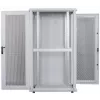 Intellinet 19 colių serverių spinta - laisvai stovinti, 42U, 600x1000 mm (plotis x gylis), pilka, surinkta, maks. 1500 kg, daugiataškis durų užraktas, po vieną užraktą kiekvienai šoninei panelei, naudojamas gylis nuo 123 iki 773 mm, IP20 klasė, stovas, plienas