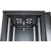 Intellinet 19 colių tinklo spinta - laisvai pastatoma, 42U, 800x800mm (plotis x gylis), juoda, plokščia pakuotė, maks. 1500 kg, daugiataškis durų užraktas, po vieną užraktą šoniniam skydeliui, naudojamas gylis 123–573 mm, IP20, stovas, plienas