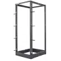 “Intellinet” 19 inch tinklo stovas – atviras rėmas (4 stulpų), 26U, juodas, plokščia pakuotė, maks. 360 kg