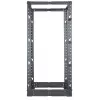 “Intellinet” 19 inch tinklo stovas – atviras rėmas (4 stulpų), 26U, juodas, plokščia pakuotė, maks. 360 kg