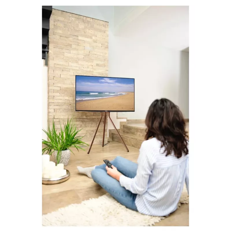 Hama Easel Design 190.5 cm (75 coliai) Juoda, Graikinis riešutas