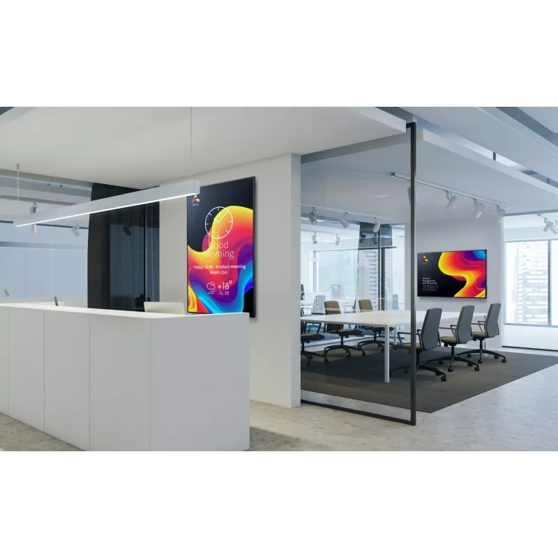 Sharp PN-ME752 skaitmeninis informacinis ekranas 190,5 cm (75 colių) LED 450 cd/m² 4K Ultra HD juodas Android