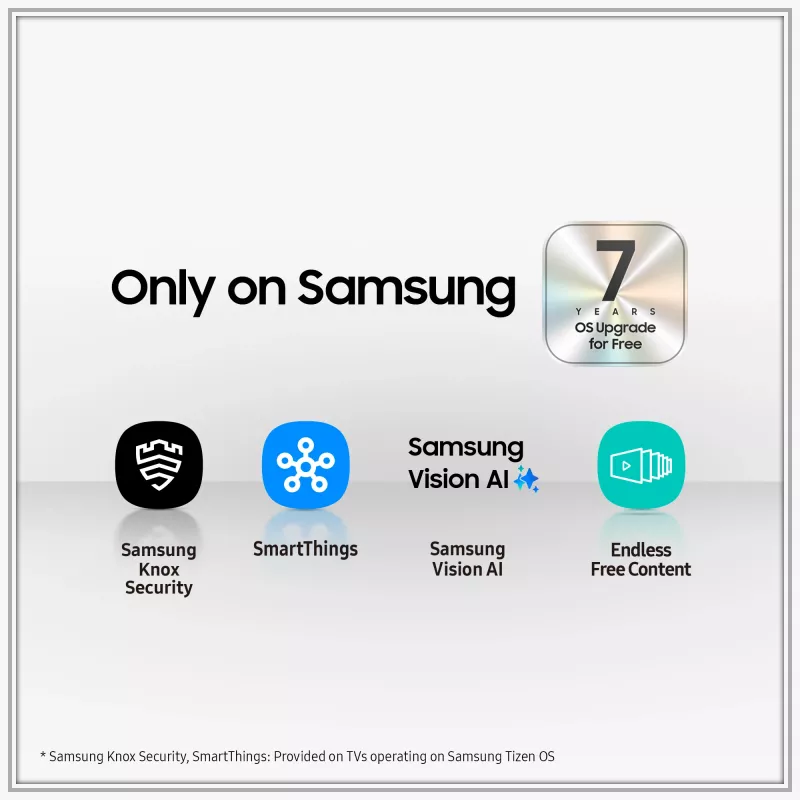 Išmanusis televizorius Samsung QE43QN90FAT 43 coliai (109,2 cm) Neo QLED 4K Ultra HD, Wi‑Fi, DVB-T2/C/S2, juoda