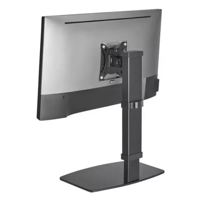 Equip 17 colių–32 colių laisvai pastatomas monitoriaus stovas, juodas, 8 kg talpa