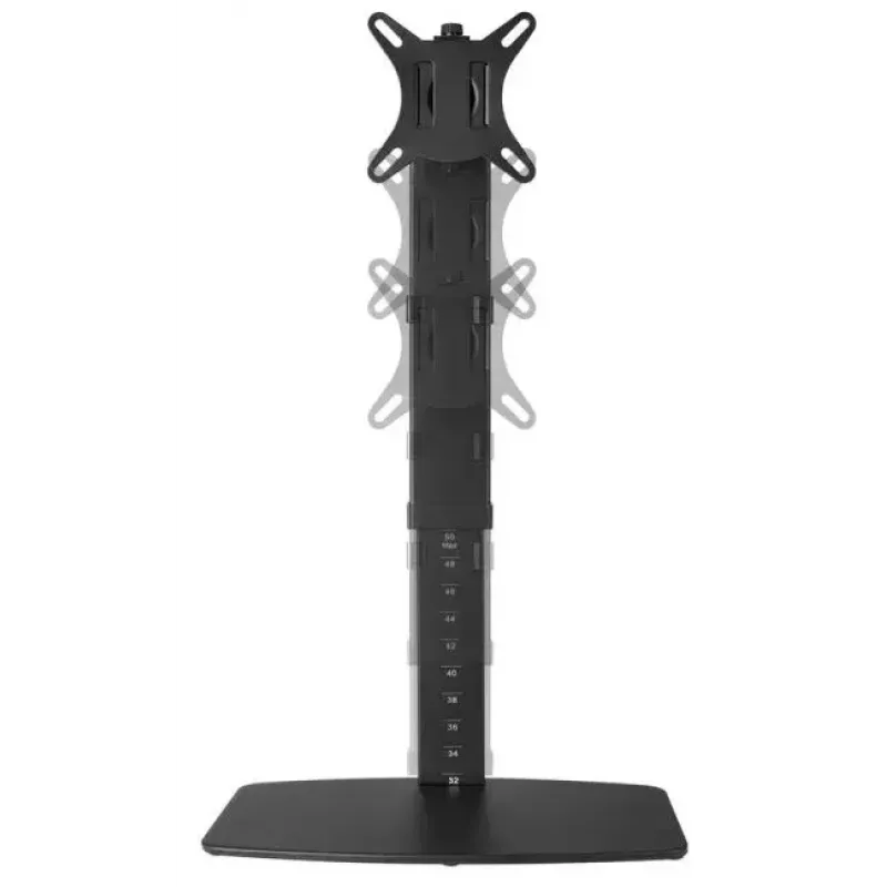 Equip 17 colių–32 colių laisvai pastatomas monitoriaus stovas, juodas, 8 kg talpa