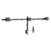 Equip 17 inch–32 inch lankstus trigubo monitoriaus stalinis laikiklis su spaustuvu/prakišamąja jungtimi, 21 kg