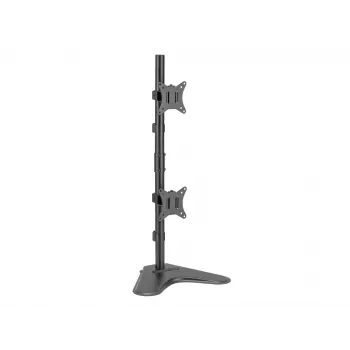 Equip 17–32 colių dvigubas vertikalus monitoriaus stalinis stovas