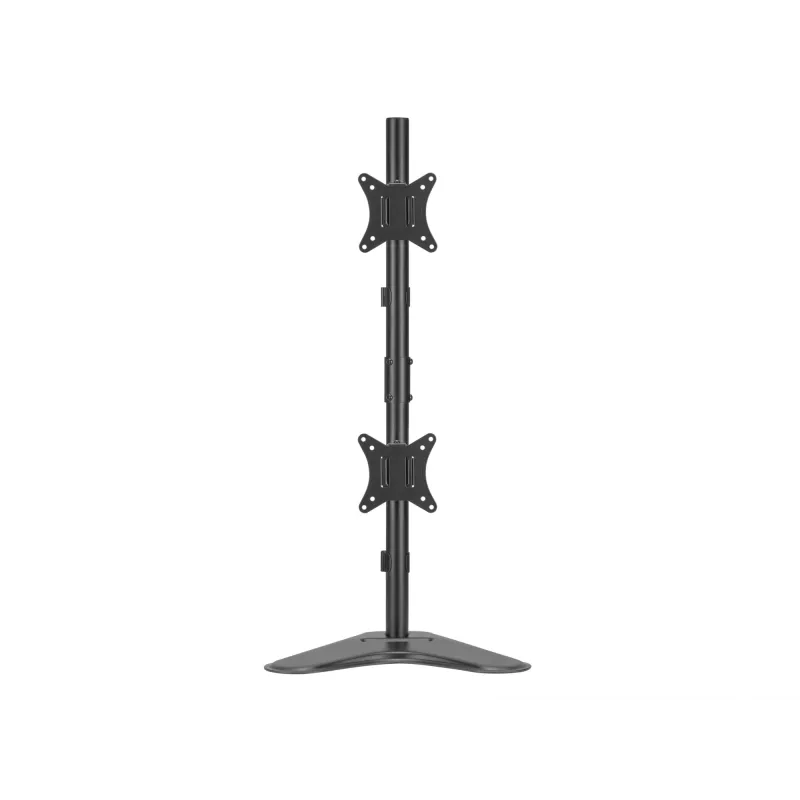 Equip 17–32 colių dvigubas vertikalus monitoriaus stalinis stovas