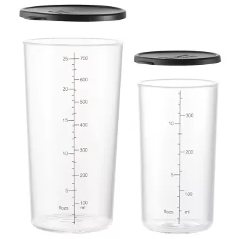 ESGE 7150 matavimo puodelis 700 L Stiklas, Silikonas