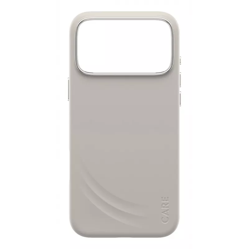 Užvalkalas „PanzerGlass CARE by® Feature FLOW“, vanilės spalvos, su „MagSafe“, skirtas „iPhone 17 Pro Max“