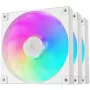 Aušinimo ventiliatorius DeepCool FD14 ARGB White 140mm 3in1 — 140 mm, ARGB, baltas, 3 vnt. rinkinys