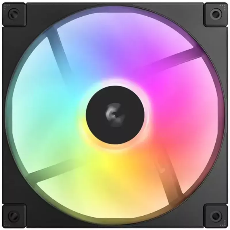 Korpuso ventiliatorius DeepCool FD14 ARGB 140mm juodas 140x140x25