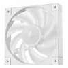 12 cm DeepCool FD12 ARGB kompiuterio korpuso ventiliatorius, baltas, 400–2050 RPM, hidraulinis guolis
