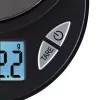 Elektroninės virtuvinės svarstyklės Xavax Jewel Juoda Oval – maks. 0,5 kg, tikslumas 0,1 g, CR2032 baterija, 130×100×15 mm
