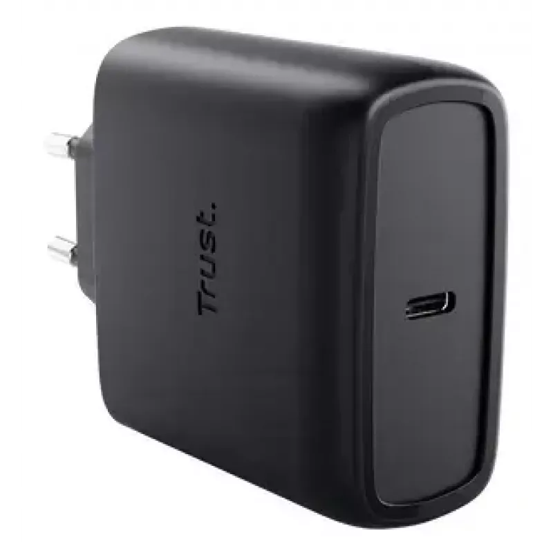 Trust Maxo 65W USB-C GaN įkroviklis, vidaus kintamoji srovė, nešiojamiesiems kompiuteriams, išmaniesiems telefonams, planšetėms