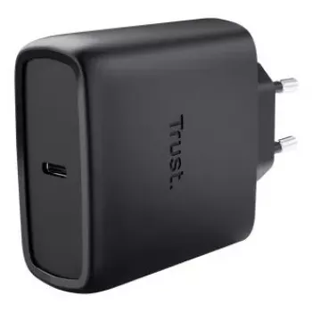 Trust Maxo 65W USB-C GaN įkroviklis, vidaus kintamoji srovė, nešiojamiesiems kompiuteriams, išmaniesiems telefonams, planšetėms