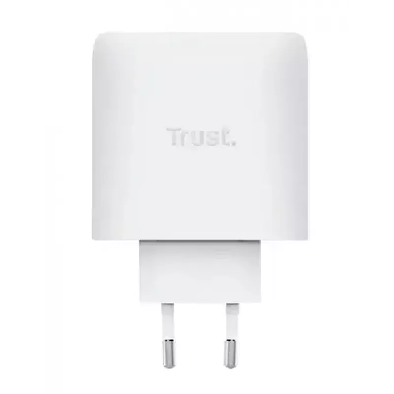 Kroviklis Trust Maxo 65W USB-C GaN kroviklis Vidaus kintamoji srovė Nešiojamasis kompiuteris Išmanusis telefonas Planšetinis kompiuteris