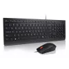 Lenovo 4X31R64400 klaviatūra Pridedama pelė Universali USB JAV anglų Juoda