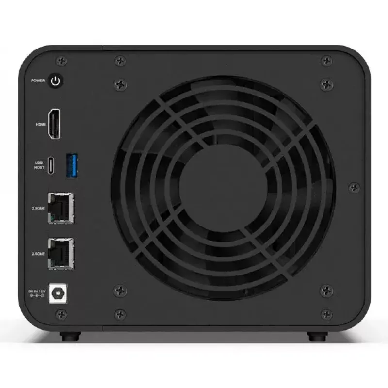 TerraMaster F4-424 PRO NAS / saugojimo serveris, stalinis, Intel® Core™ i3 i3-N305, 32 GB DDR5, juoda