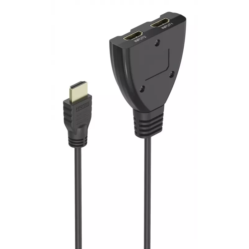 Hama 4K HDMI 2x1 perjungimo jungiklis, 2x HDMI lizdas - 1x HDMI kištukas
