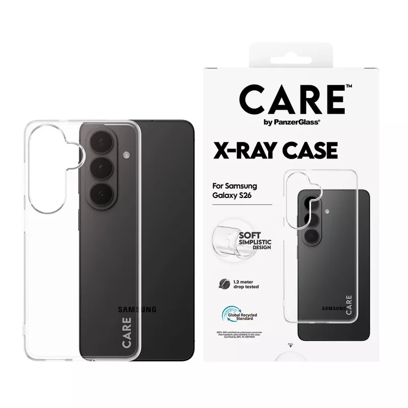 Apsauginis telefono dėklas PanzerGlass CARE X-Ray, skirtas Samsung Galaxy S26 (CR78132)