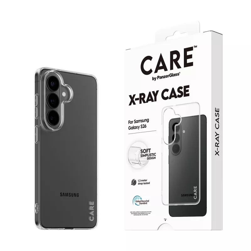 Apsauginis telefono dėklas PanzerGlass CARE X-Ray, skirtas Samsung Galaxy S26 (CR78132)