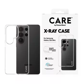 Apsauginis PanzerGlass CARE X-Ray dėklas, skirtas Samsung Galaxy S26 Ultra (CR28792) – permatomas apsauginis telefono dėklas
