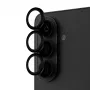 PanzerGlass Hoops kameros objektyvo apsauga juoda, skirta Samsung Galaxy S26 / S26+ — grūdintas stiklas ir silikonas, atspari įbrėžimams ir smūgiams