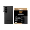 PanzerGlass Hoops kameros objektyvo apsauga juoda, skirta Samsung Galaxy S26 / S26+ — grūdintas stiklas ir silikonas, atspari įbrėžimams ir smūgiams