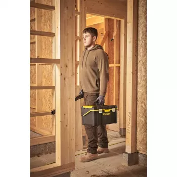 Kietas lagaminas Stanley STST83397-1 Plastikinis 22 kg Juodas, geltonas