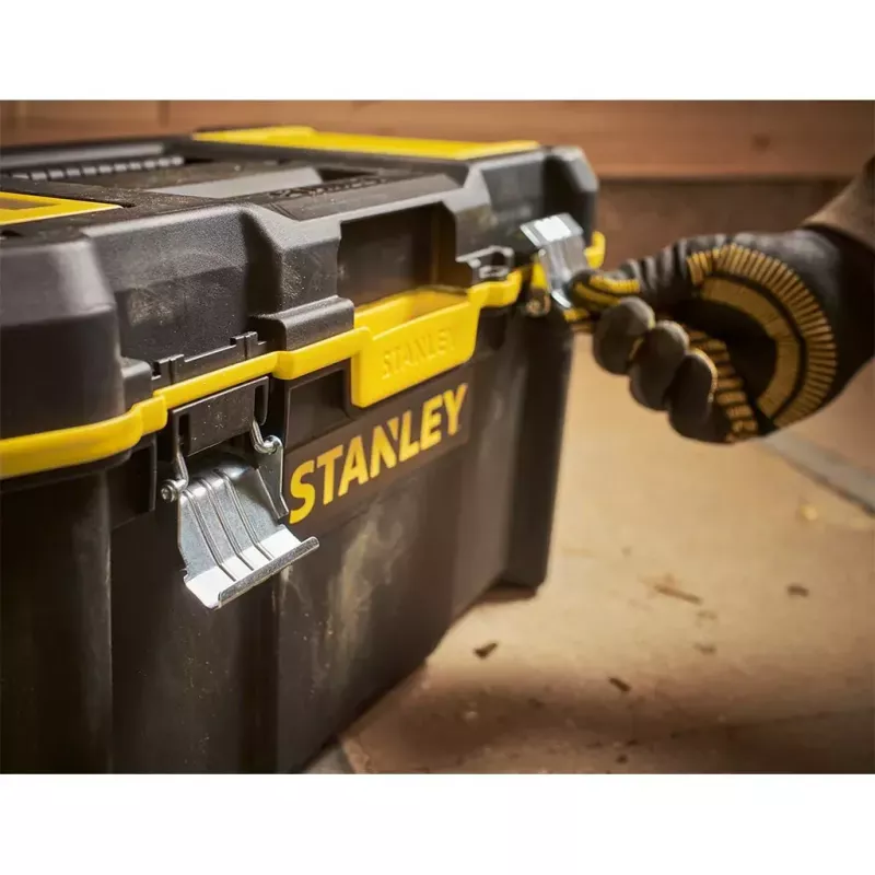 Kietas lagaminas Stanley STST83397-1 Plastikinis 22 kg Juodas, geltonas