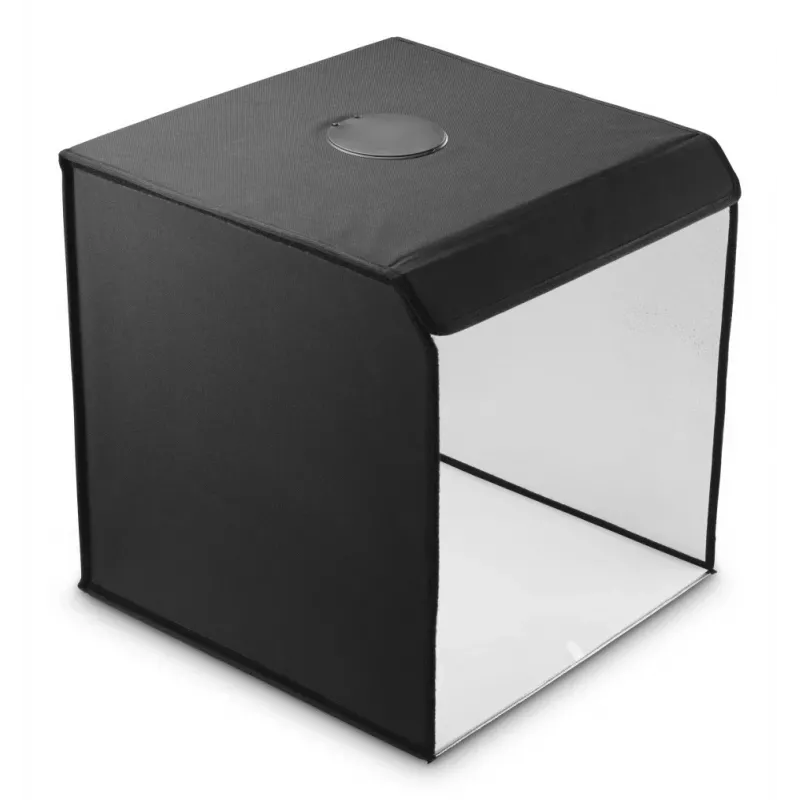 Mini foto studija HAMA sulankstoma dėžė su LED žiedine lempa 50×50 cm, modelis 00004664