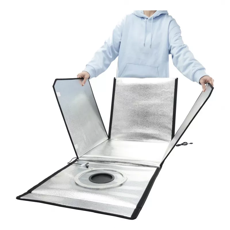 Mini foto studija HAMA sulankstoma dėžė su LED žiedine lempa 50×50 cm, modelis 00004664