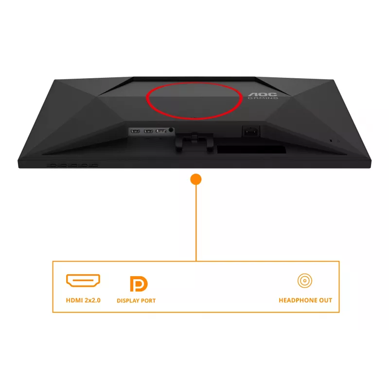 AOC G4 27G4ZRE kompiuterio monitorius 68,6 cm (27 col.) 1920 x 1080 pikselių Full HD LED Juoda, Raudona