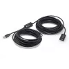 Techly IUSB-REP220TY3 USB laidas USB 2.0 20 m USB A Juoda