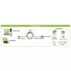 Techly IUSB-REP220TY3 USB laidas USB 2.0 20 m USB A Juoda