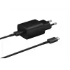 Sieninis įkroviklis Samsung EP-TA800XBEGEU 25 W USB-C greitas įkrovimas, kompaktiškas kintamosios srovės adapteris