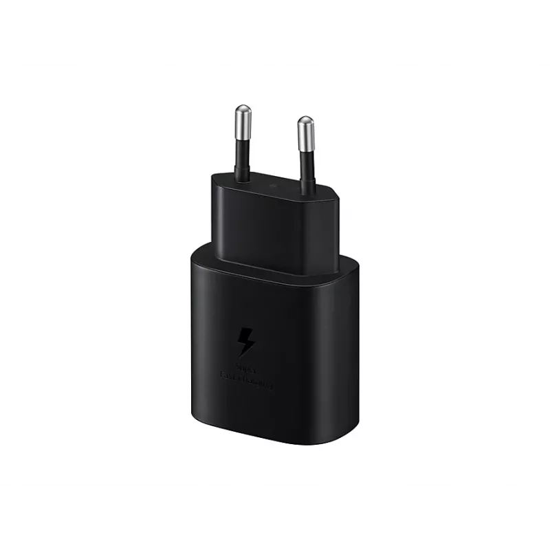 Sieninis įkroviklis Samsung EP-TA800XBEGEU 25 W USB-C greitas įkrovimas, kompaktiškas kintamosios srovės adapteris