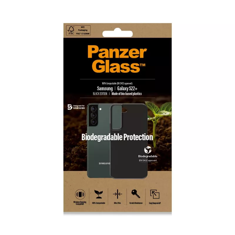 Cover PanzerGlass Samsung Galaxy S22 Plus Juoda Biodegradable