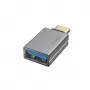 Hama 00200300 jungčių adapteris USB Type-A USB Type-C pilkas