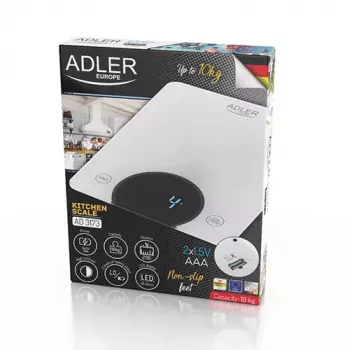 Elektroninės virtuvinės svarstyklės Adler AD 3173W