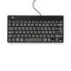 R-Go Tools Ergonominė klaviatūra R-Go Compact Break, kompaktiška klaviatūra su pertraukų programine įranga, AZERTY (BE), laidinė, juoda
