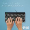 R-Go Tools Ergonominė klaviatūra R-Go Compact Break, kompaktiška klaviatūra su pertraukų programine įranga, AZERTY (BE), laidinė, juoda