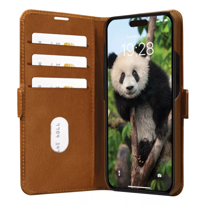 dbramante1928 Copenhagen - iPhone 17e/16e/15/14/13 - Tan, Folio, Apple, iPhone 17e/16e/15/14/13, Brown